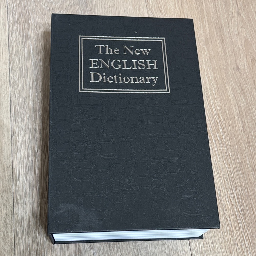 English Dictionary Lock Box
